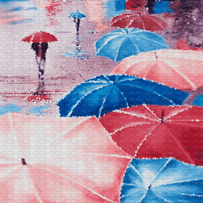 soave background animated umbrela rain  vntage - Ingyenes animált GIF