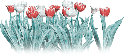 soave deco  flowers tulips border spring pink - Free PNG