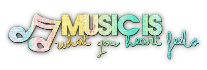 soave text music rainbow - png gratis