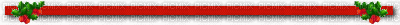 barre rouge simple houx - GIF animé gratuit