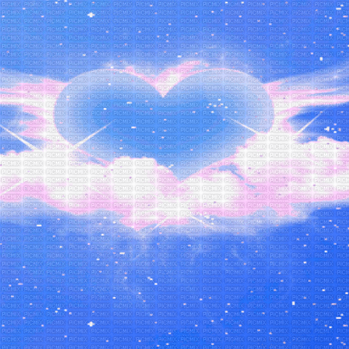 ME  / BG /animated.heart cloud.blue.idca - GIF animé gratuit
