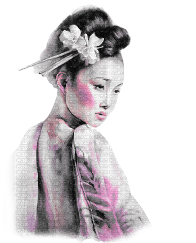 kikkapink woman geisha asian oriental japanese - фрее пнг