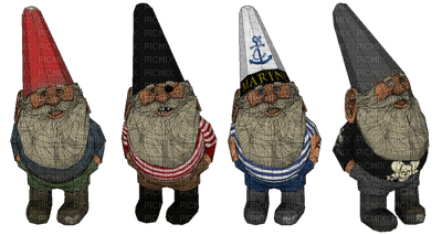 Kaz_Creations Garden Gnomes - PNG gratuit