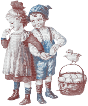 soave children vintage couple friends spring - Free PNG