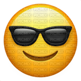 Sunglasses smiling emoji - darmowe png