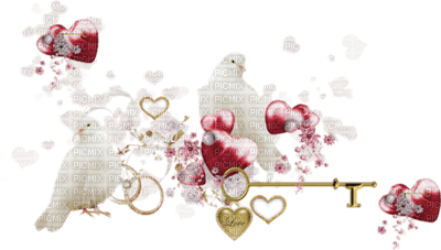 chantalmi coeur colombe - ücretsiz png