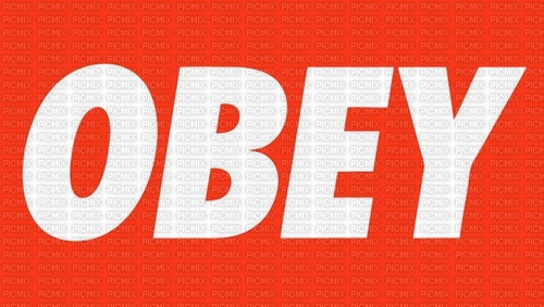 obey logo - png grátis