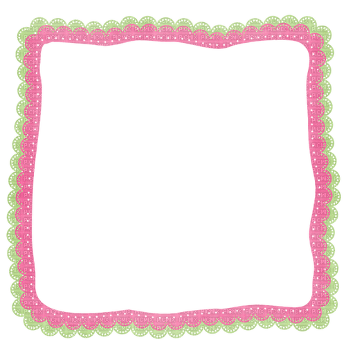 Frame Rose Vert Pastel :) - ücretsiz png
