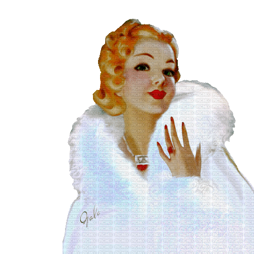 femme, gif, vintage,Pelageya - Безплатен анимиран GIF