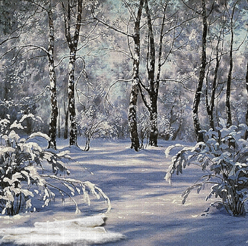 Winter landscape.gif.Victoriabea - GIF animado grátis