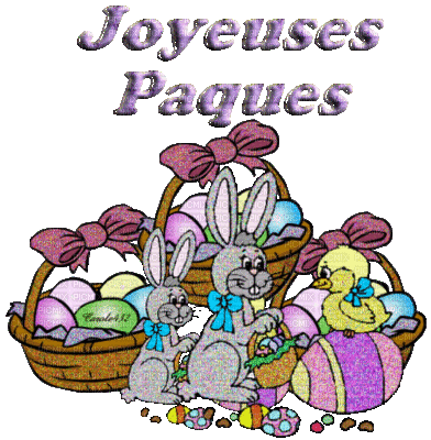 Joyeuses Paques - Darmowy animowany GIF