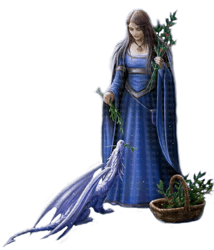 fantasy woman and dragon nataliplus - фрее пнг