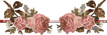 pink roses deco tube gif - GIF เคลื่อนไหวฟรี