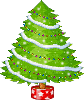 christmas tree cute pixel art animated gif - Gratis geanimeerde GIF