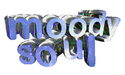 Kaz_Creations Animated Text Moody Soul - GIF animate gratis