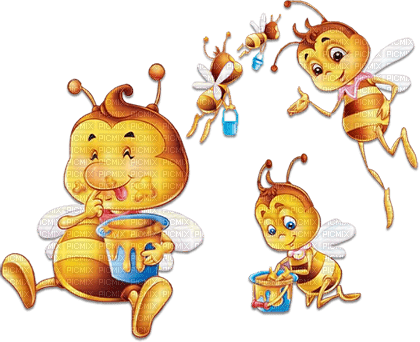 soave deco  honey bee cute - zadarmo png