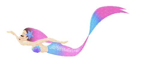 Mermaid Emily - Animovaný GIF zadarmo