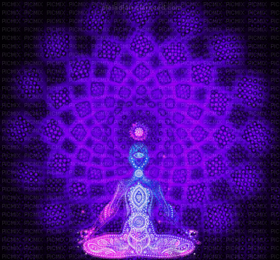 Background Mandala Yoga - GIF animate gratis