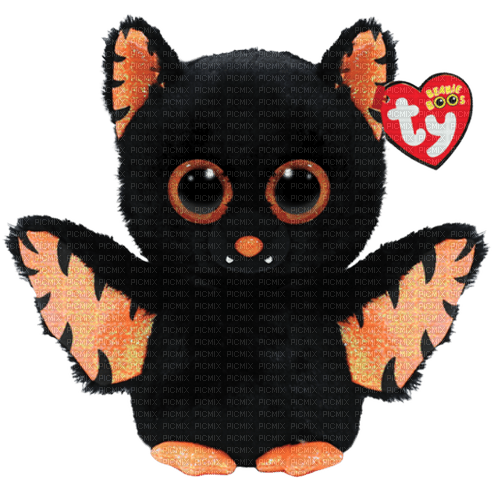 beanie baby mortimer the bat . halloween plushie - png gratuito