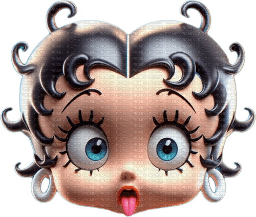 ♡§m3§♡ vintage old betty funny boop face - zadarmo png