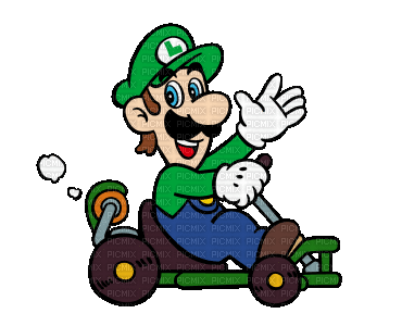 Luigi - Zdarma animovaný GIF