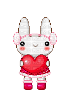 bunny heart - Gratis geanimeerde GIF