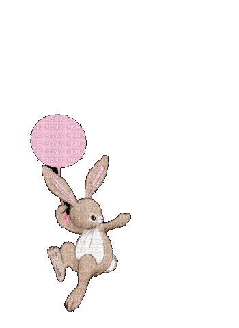 Lapin.Rabbit.Conejo.Pink.Victoriabea - Animovaný GIF zadarmo