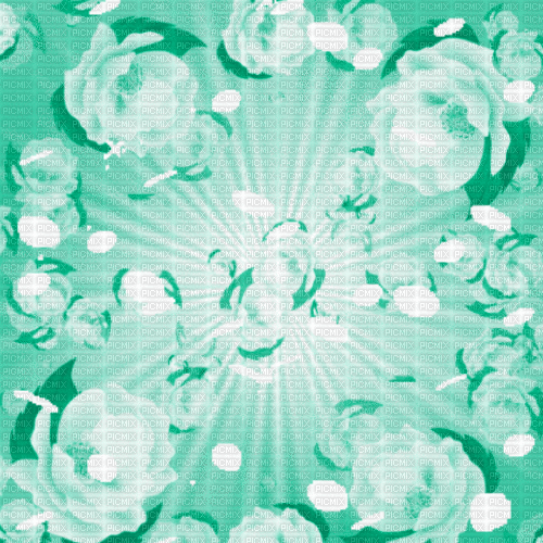 Lu/ BG. animflowers.petal.turquoise.idca - Animovaný GIF zadarmo