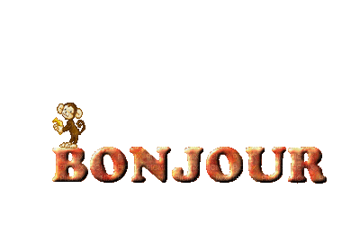 bonjour - Besplatni animirani GIF