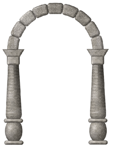 dolceluna gothic arch stone deco - nemokama png