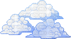 pixel cloud animated - Animovaný GIF zadarmo