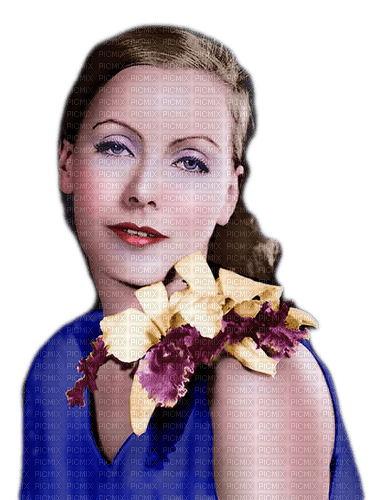Greta Garbo milla1959 - фрее пнг