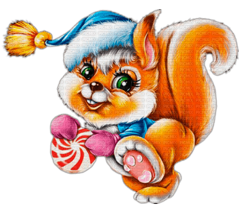 winter squirrel by nataliplus - PNG gratuit