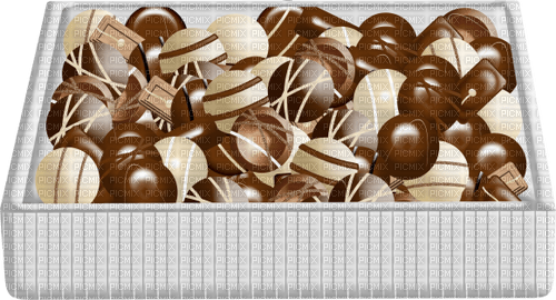 choklad-ask--chocolate--brun--brown-deco- - kostenlos png