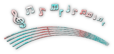 soave deco music pink teal - 免费PNG