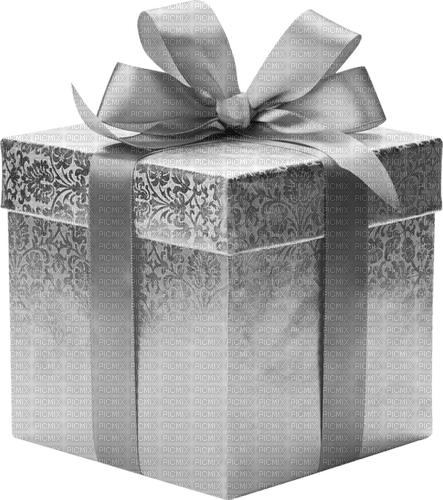 Gift.Box.Silver - kostenlos png