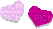 Oldweb webcore pixel lovecore pink hearts - Gratis animerad GIF