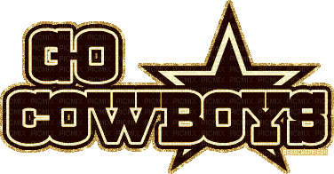 Go Cowboys.Text.gif.Western.Victoriabea - Animovaný GIF zadarmo