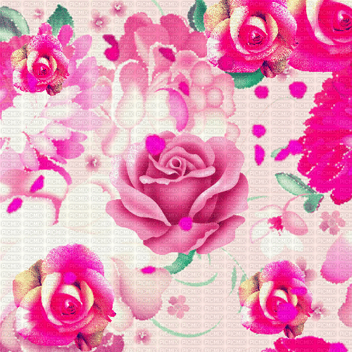 Lu  / background.flowers.falll.animated.pink.idca - GIF animado grátis
