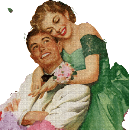 loly33 couple vintage - darmowe png