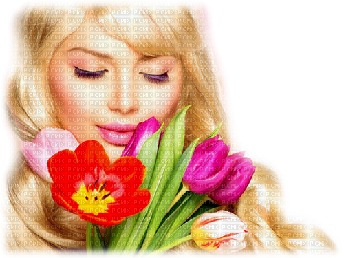 loly33 femme tulipe - бесплатно png