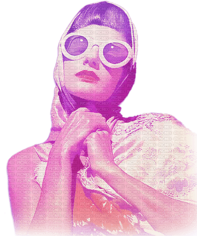 soave woman vintage sunglasses fashion pink purple - nemokama png