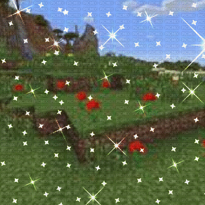 Minecraft Field Background - GIF animate gratis