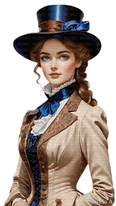 steampunk woman - безплатен png
