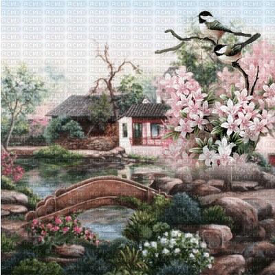 fondo jardin japones dubravka4 - бесплатно png