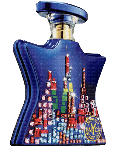 Perfume Bond New York City Blue  Gif - Bogusia - Ingyenes animált GIF