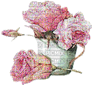 Fleurs roses rose - GIF animate gratis