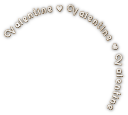 soave text curve valentine sepia - darmowe png