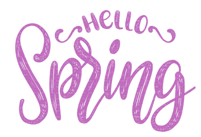 loly33 texte hello spring - gratis png