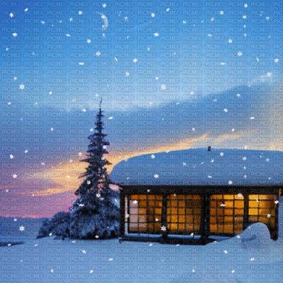 Winter Evening - 無料のアニメーション GIF